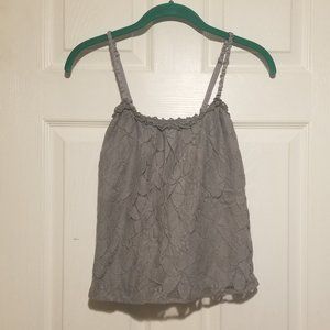 Hollister Lace Floral Crop Top